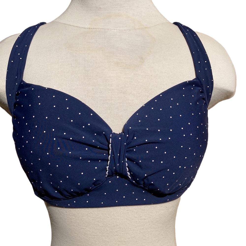 Seafolly Polka-Dot Bustier Bikini Top